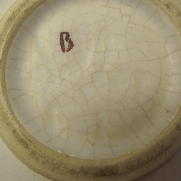 WELLER Floral TWO pieces, small vases with apple blossoms signed Antique - Picture 4 of 7